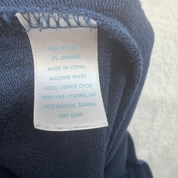 Lake Pajama Set Navy Blue Modal Loungewear Long Sleeve Top Pants Women M - Picture 14 of 15